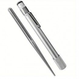 Точилка для ножів кишенькова алмазна для ножів, ножиць та гачків Срібляста