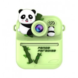 Дитяча міні-камера S1 з миттєвим друком Світло-зелена Панда