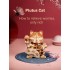 Дерев'яний 3D-пазл конструктор Щасливий кіт Rolife Lucky Cat TG303 (72 деталі) Дерев'яний 3D-пазл конструктор Щасливий кіт Rolife Lucky Cat TG303 (72 деталі)