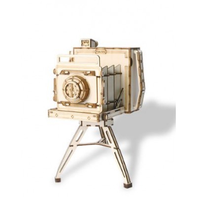 Дерев'яний 3D-пазл конструктор Вінтажна камера Robotime Rolife Vintage Camera TG403 (142 деталі) Дерев'яний 3D-пазл конструктор Вінтажна камера Robotime Rolife Vintage Camera TG403 (142 деталі)