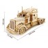 Дерев'яний 3D-пазл конструктор Тягач ROKR Heavy Truck MC502 (286 деталей)