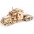 Дерев'яний 3D-пазл конструктор Тягач ROKR Heavy Truck MC502 (286 деталей)