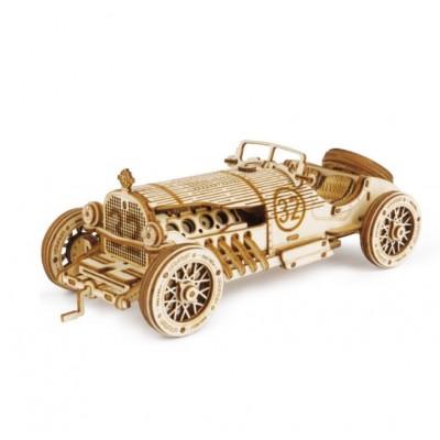 Дерев'яний 3D-пазл конструктор Спортивний автомобіль ROKR Grand Prix Car MC401 (220 деталей) Дерев'яний 3D-пазл конструктор Спортивний автомобіль ROKR Grand Prix Car MC401 (220 деталей)