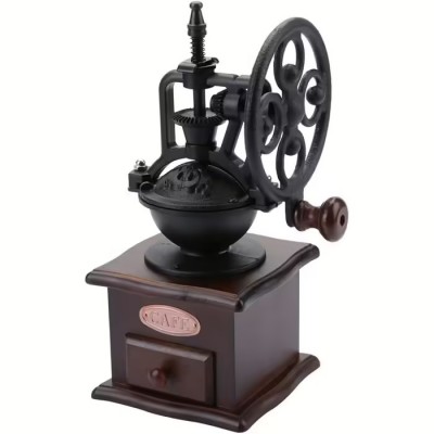 Кавомолка ручна дерев'яна Ретро Vintage Coffee вінтажна антикварна для кави, перцю Кавомолка ручна дерев'яна Ретро Vintage Coffee вінтажна антикварна для кави, перцю