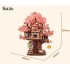 3D дерев'яний конструктор Будиночок на сакурі Rolife Sakura Tree House TGS-04 механічний пазл 535 деталей 3D дерев'яний конструктор Будиночок на сакурі Rolife Sakura Tree House TGS-04 механічний пазл 535 деталей