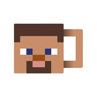 Уцінка! Прим'ята коробка! Кружка-кухоль Майнкрафт Minecraft Steve Стів Коричнева