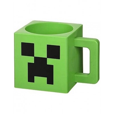 Кружка-кухоль чашка Майнкрафт Кріпер Minecraft Creeper пластикова Зелена