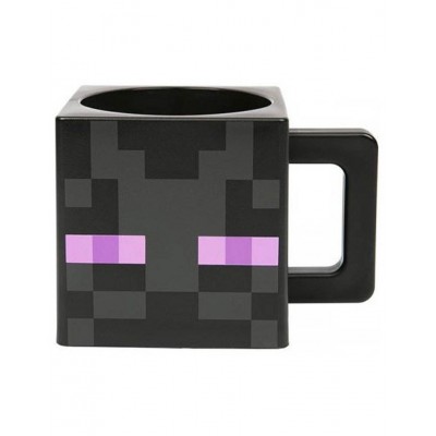 Кружка-кухоль чашка Майнкрафт Ендермен Minecraft Enderman пластикова Чорна Кружка-кухоль чашка Майнкрафт Ендермен Minecraft Enderman пластикова Чорна