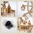 Дерев'яний пазл 3Д ROBOTIME Mechanical 3D Musical Ferris Wheel Музичне Колесо LG911