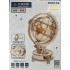 Конструктор 3D дерев'яний глобус ROKR Luminous Globe ST003D (Electric Version) з LED-підсвічуванням, 185 деталей