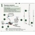 Конструктор 3D дерев'яний глобус ROKR Luminous Globe ST003D (Electric Version) з LED-підсвічуванням, 185 деталей