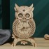 Конструктор Годинник Сова Robotime 3D пазл дерев'яний Owl Clock Mechanical LG802 Конструктор Годинник Сова Robotime 3D пазл дерев'яний Owl Clock Mechanical LG802