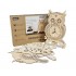 Конструктор Годинник Сова Robotime 3D пазл дерев'яний Owl Clock Mechanical LG802 Конструктор Годинник Сова Robotime 3D пазл дерев'яний Owl Clock Mechanical LG802