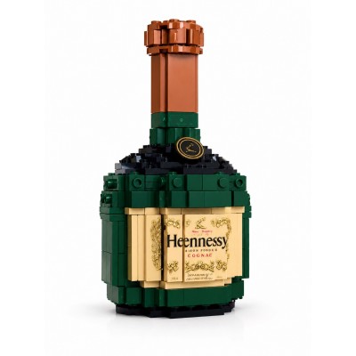 Конструктор 3D пляшка коньяку Хеннессі Hennessy 232 деталі