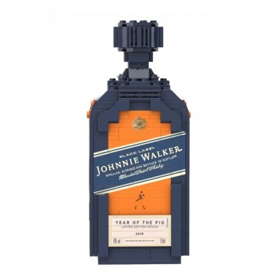 Конструктор 3D пляшка віскі Джонні Вокер Johnnie Walker 284 деталі Конструктор 3D пляшка віскі Джонні Вокер Johnnie Walker 284 деталі