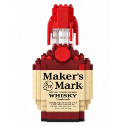 Конструктор 3D пляшка віскі Мейкерс Марк Maker’s Mark 241 деталь Конструктор 3D пляшка віскі Мейкерс Марк Maker’s Mark 241 деталь