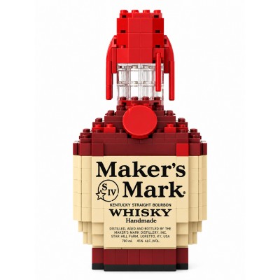 Конструктор 3D пляшка віскі Мейкерс Марк Maker’s Mark 241 деталь 