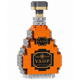 Конструктор 3D пляшка коньяку V.S.O.P. Privilege 248 деталей Конструктор 3D пляшка коньяку V.S.O.P. Privilege 248 деталей
