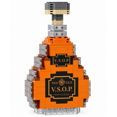 Конструктор 3D пляшка коньяку V.S.O.P. Privilege 248 деталей Конструктор 3D пляшка коньяку V.S.O.P. Privilege 248 деталей