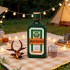 Конструктор 3D пляшка лікеру Єгермейстер Jägermeister з оленем та рюмкою 397 деталей