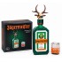Конструктор 3D пляшка лікеру Єгермейстер Jägermeister з оленем та рюмкою 397 деталей