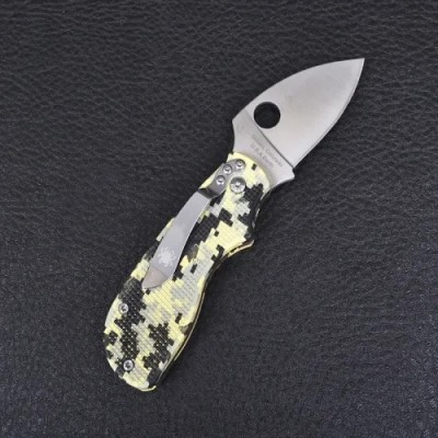 Кишеньковий ніж Spyderco Squeak N690Co Хакі Кишеньковий ніж Spyderco Squeak N690Co Хакі