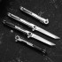 Ніж складаний Aiboduo M390 Metal Танто сірий + чохол