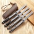 Ніж складаний Aiboduo M390 Metal Танто сірий + чохол