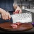 Кухонний ніж сокира, ніж шеф-кухаря 20 см з нержавіючої сталі