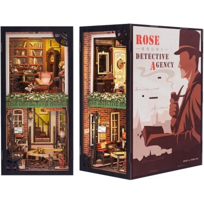Бук Нук Детективне агенство Book Nook Detective Agency Інтер'єрний конструктор SZ02 Бук Нук Детективне агенство Book Nook Detective Agency Інтер'єрний конструктор SZ02