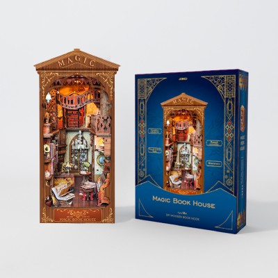 Бук Нук Книжковий магічний дім Book Nook Magic Book House Інтерьерний конструктор SQ-06 Бук Нук Книжковий магічний дім Book Nook Magic Book House Інтерьерний конструктор SQ-06