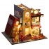 Бук Нук Кав'ярня Book Nook Coffee Slow Time Румбокс DIY House ES-007 + купол Бук Нук Кав'ярня Book Nook Coffee Slow Time Румбокс DIY House ES-007 + купол