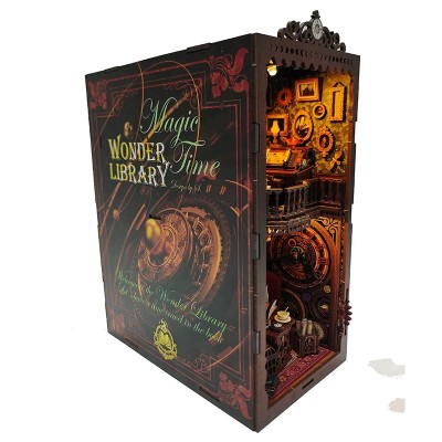 УЦІНКА! ПОРВАНА КОРОБКА! Бук Нук Wonder library Book Nook DIY Бібліотека Чудес Інтерьерний конструктор SL-06