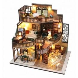 Румбокс Будинок в англійському стилі Інтер'єрний конструктор DIY House Roombox M2132 Румбокс Будинок в англійському стилі Інтер'єрний конструктор DIY House Roombox M2132