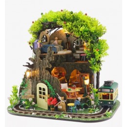 Румбокс Будиночок у лісі Forest Secrect House 3D Інтер'єрний конструктор DIY M232 Румбокс Будиночок у лісі Forest Secrect House 3D Інтер'єрний конструктор DIY M232