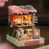 Румбокс Конструктор 3D DIY Магазин локшини Сакура DIY Sakura noodles shop Roombox QT-041 Румбокс Конструктор 3D DIY Магазин локшини Сакура DIY Sakura noodles shop Roombox QT-041