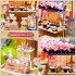 Румбокс Конструктор 3D DIY Магазин локшини Сакура DIY Sakura noodles shop Roombox QT-041 Румбокс Конструктор 3D DIY Магазин локшини Сакура DIY Sakura noodles shop Roombox QT-041