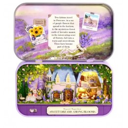 Міні румбокс ляльковий будиночок театр у металевій скриньці Sweet dreams among blooms Q-010 Міні румбокс ляльковий будиночок театр у металевій скриньці Sweet dreams among blooms Q-010