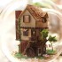 Румбокс - куля інтер'єрний 3D конструктор Mini series DIY Forest Dream Islands 2001 + підставка
