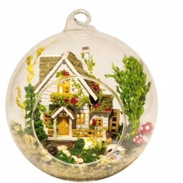Румбокс - куля інтер'єрний 3D конструктор Mini series DIYForest Home G015 + підставка Румбокс - куля інтер'єрний 3D конструктор Mini series DIYForest Home G015 + підставка