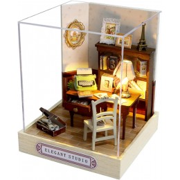 Румбокс Конструктор 3D Вишукана Студія DIY Elegant studio Roombox QT-031 Румбокс Конструктор 3D Вишукана Студія DIY Elegant studio Roombox QT-031
