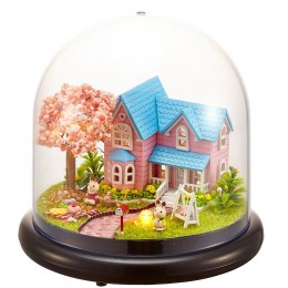 Румбокс музичний Вишневий Садок 3D конструктора DIY Cute Room ZQW-2016 Румбокс музичний Вишневий Садок 3D конструктора DIY Cute Room ZQW-2016